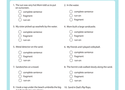 Simple Compound Complex Sentences Worksheet 3rd Grade