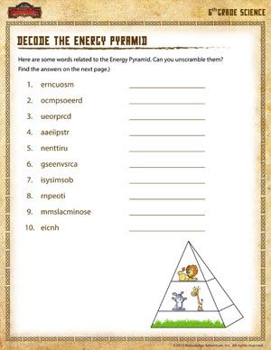 Printable 6th Grade Science Worksheets With Answer Key