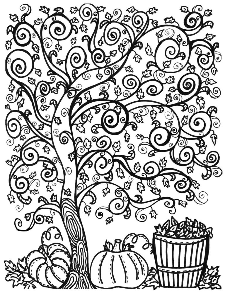 Coloring Pages Autumn