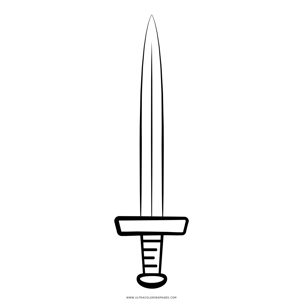 Sword Coloring Page Ultra Coloring Pages
