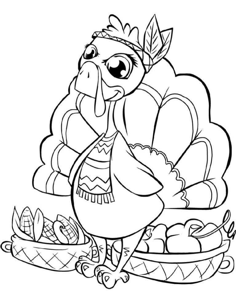 Coloring Pages Thanksgiving Printable