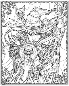 b12.jpg (4800×6000) Witch coloring pages, Animal coloring pages, Cool