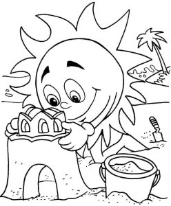 summer coloring pages for girls Free Large Images Beach coloring