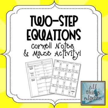 Gina Wilson Two Step Equation Maze Answer Key