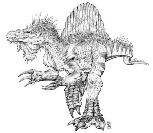 Spinosaurus coloring pages to download and print for free