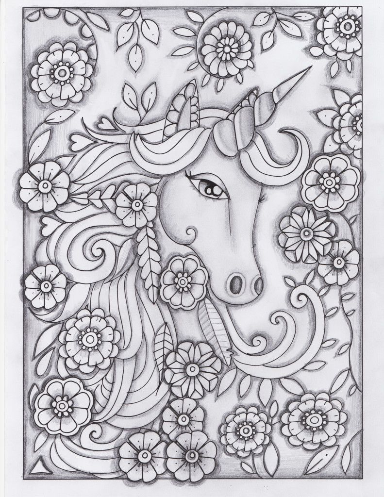 Found on Bing from Unicorn coloring pages, Unicorn