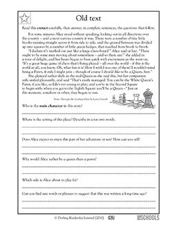 Year 5 Reading Comprehension Test