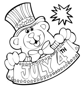 Free Coloring Pages Fourth of July Coloring Pages