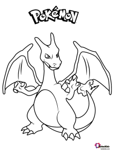 free pokemon charizard coloring page Collection of cartoon coloring