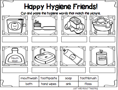 First Grade Personal Hygiene Worksheets For Grade 1