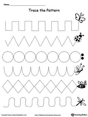 Free Tracing Worksheets For 3 Year Olds