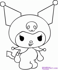 Kuromi Coloring Pages Coloring Home