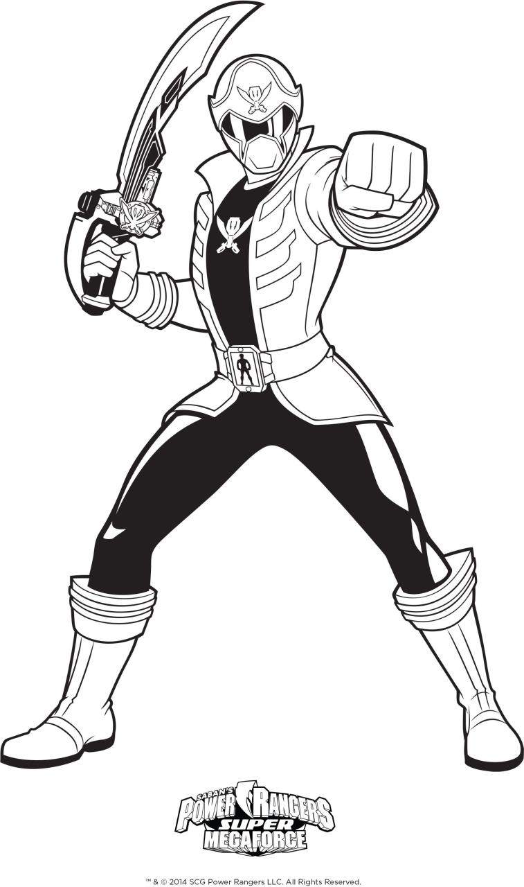 Coloring Pages Power Rangers
