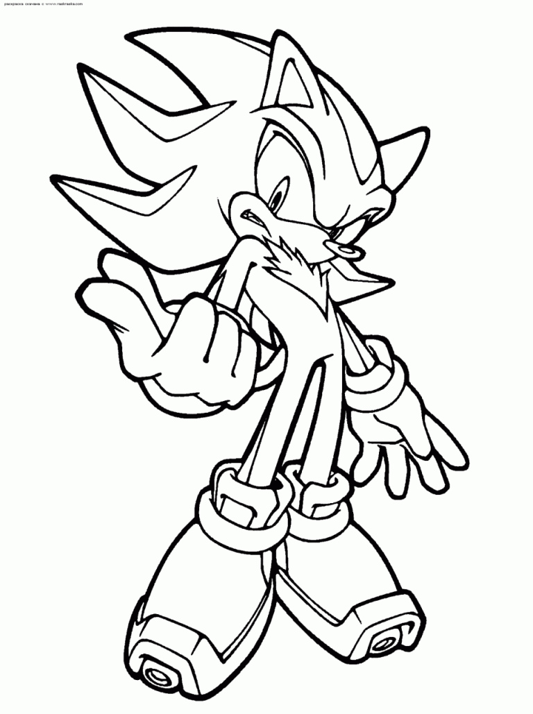 Sonic Printable Coloring Pages