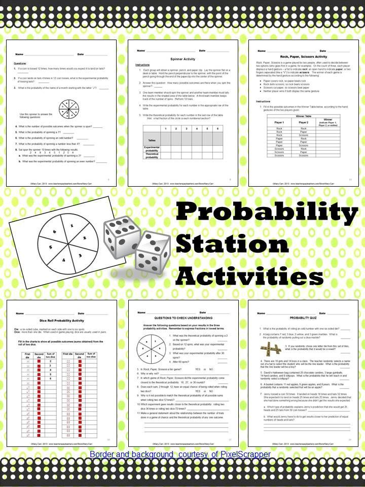 Theoretical Vs Experimental Probability Worksheet Answers