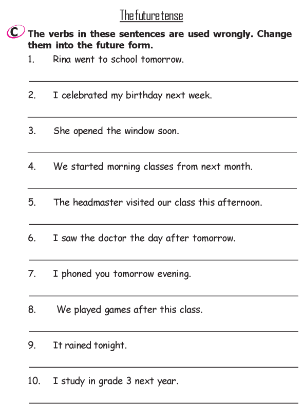 English Work Sheets For Grade 2