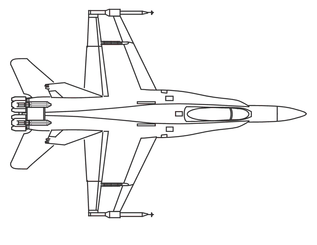 Jet Coloring Pages