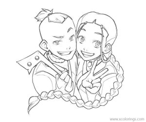 Avatar The Last Airbender Ty Lee Coloring Pages
