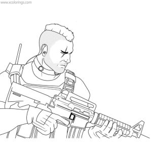Call Of Duty Coloring Pages by BlueMK