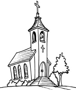 Church Tower With Bell Coloring Pages Best Place to Color
