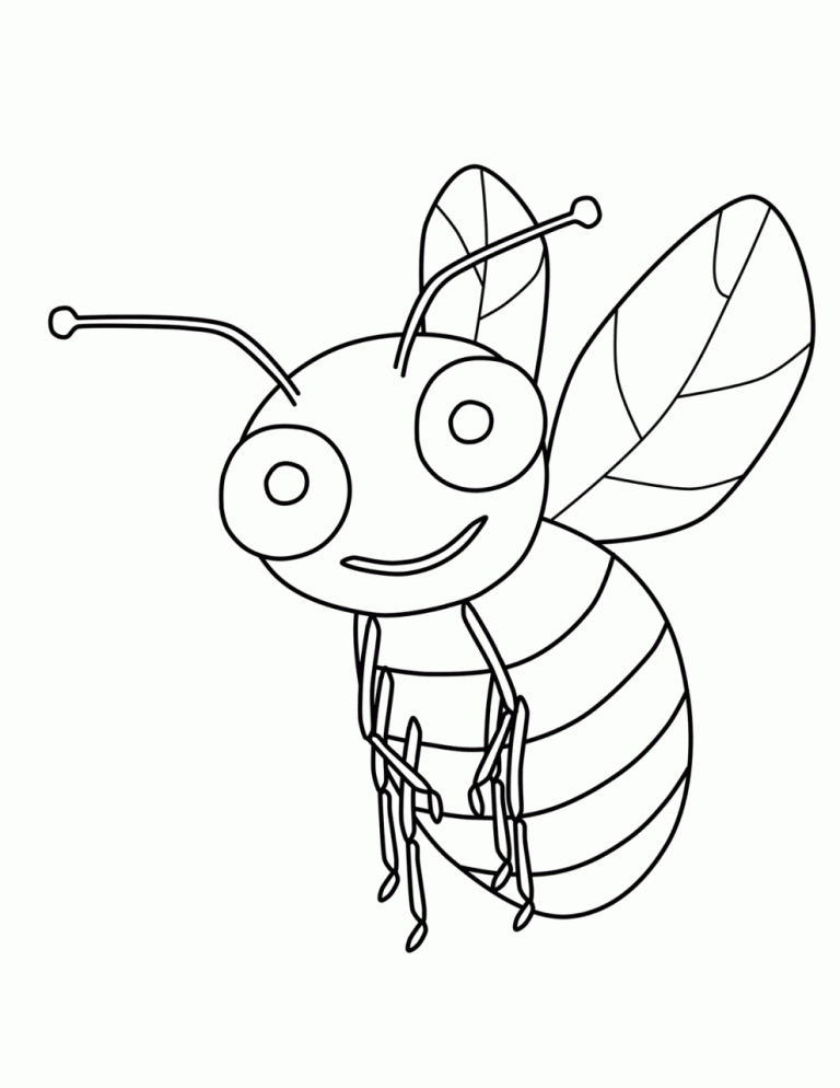 Bees Coloring Pages