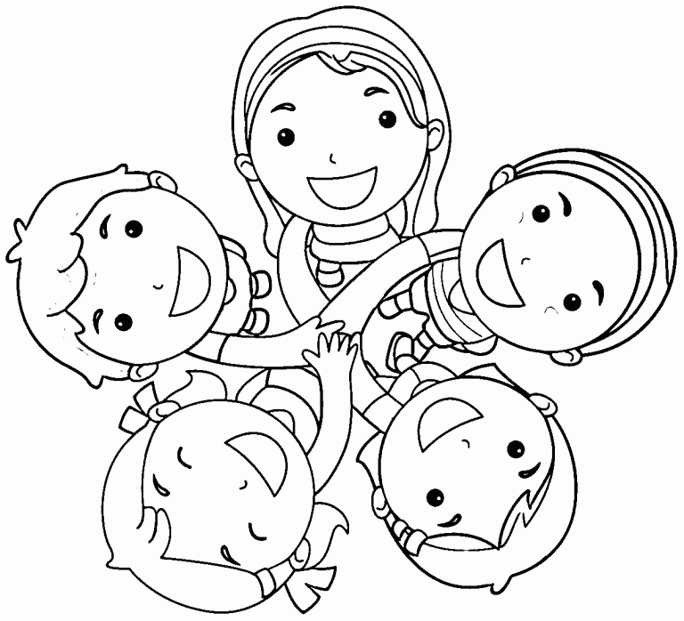 Coloring Pages For Friends