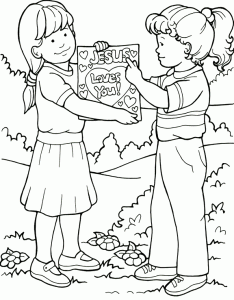 Friendship Coloring Pages Best Coloring Pages For Kids