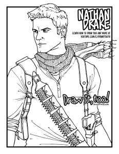 17 Uncharted 4 Coloring Pages Printable Coloring Pages