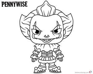 Pennywise Coloring Pages Coloring Home