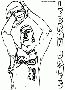 Lebron James coloring pages Coloring pages to download and print