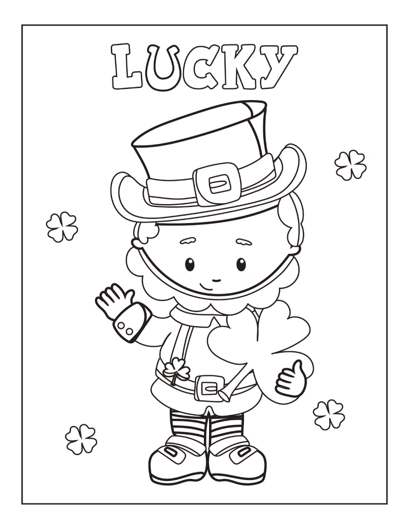 √ Free St Patrick's Day Coloring Pages For Kids The pot of gold