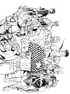 Free Marvel Superhero coloring pages. Download and print Marvel