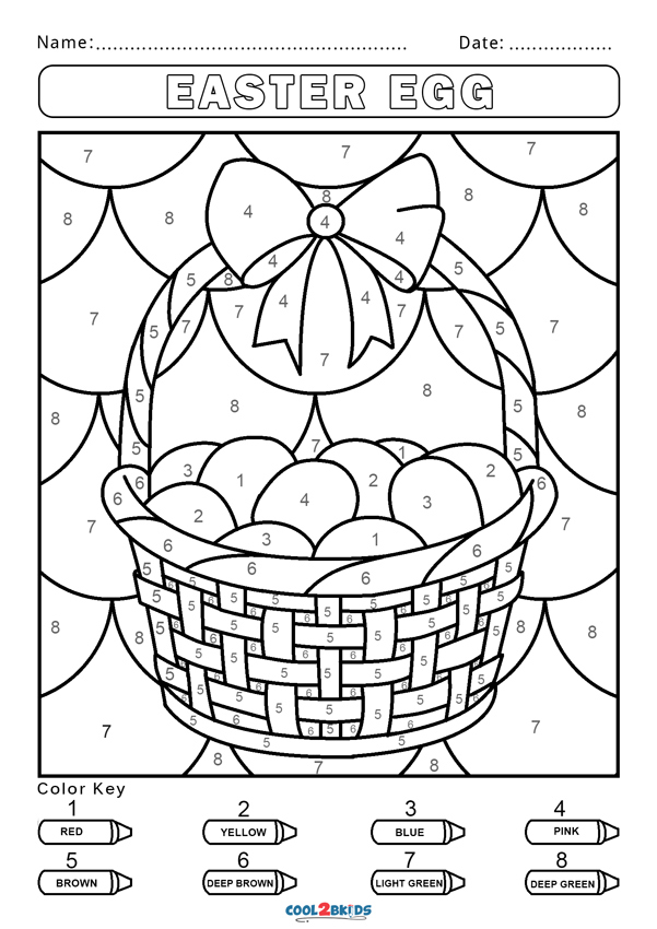 Numbered Coloring Pages
