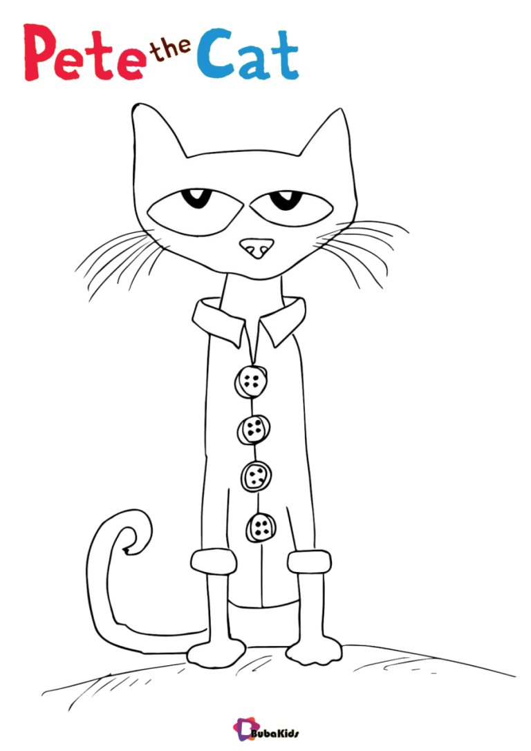 Coloring Pages Pete The Cat