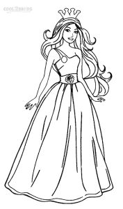 Barbie Princess Coloring Pages Cool2bKids