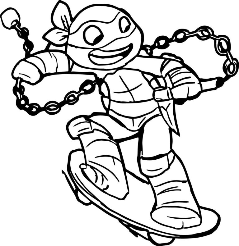 Coloring Pages Of Ninja Turtles