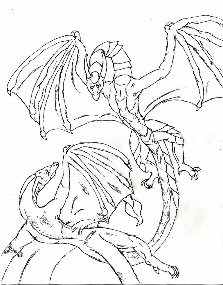 Coloring Pages Dragons