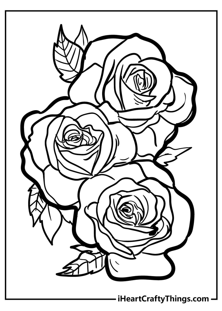 Coloring Pages Of Roses