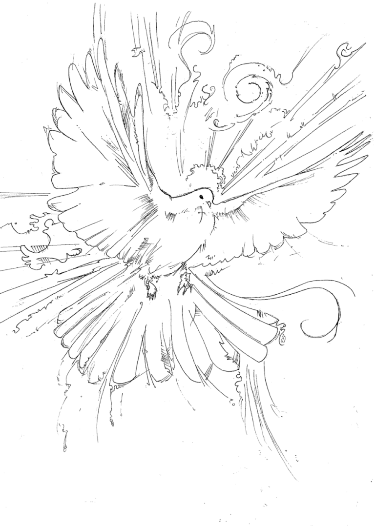 Father Son Holy Spirit Coloring Page