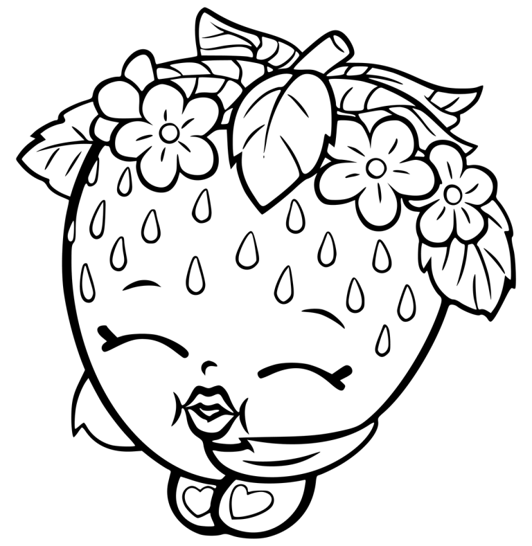 Printable Coloring Pages Shopkins