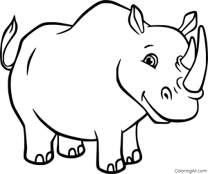 Rhino Coloring Pages ColoringAll