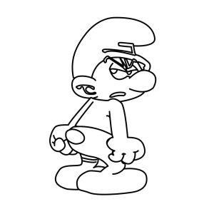 Free Printable Smurf Coloring Pages For Kids