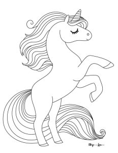 10 Magical Unicorn Coloring Pages {Print for Free} Skip To My Lou