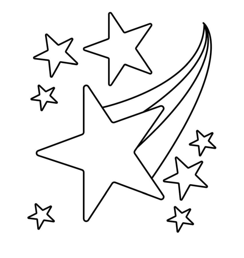 20+ Free Printable Star Coloring Pages