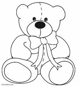 Printable Teddy Bear Coloring Pages For Kids Cool2bKids