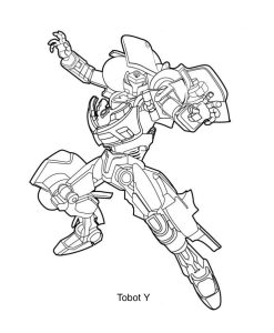 Tobot Coloring Pages For Kids Visual Arts Ideas
