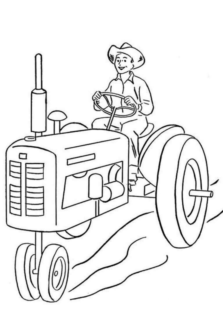 Tractor Color Pages