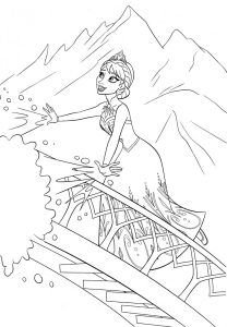 Coloring Pages Of Elsa Best Coloring Pages Collections