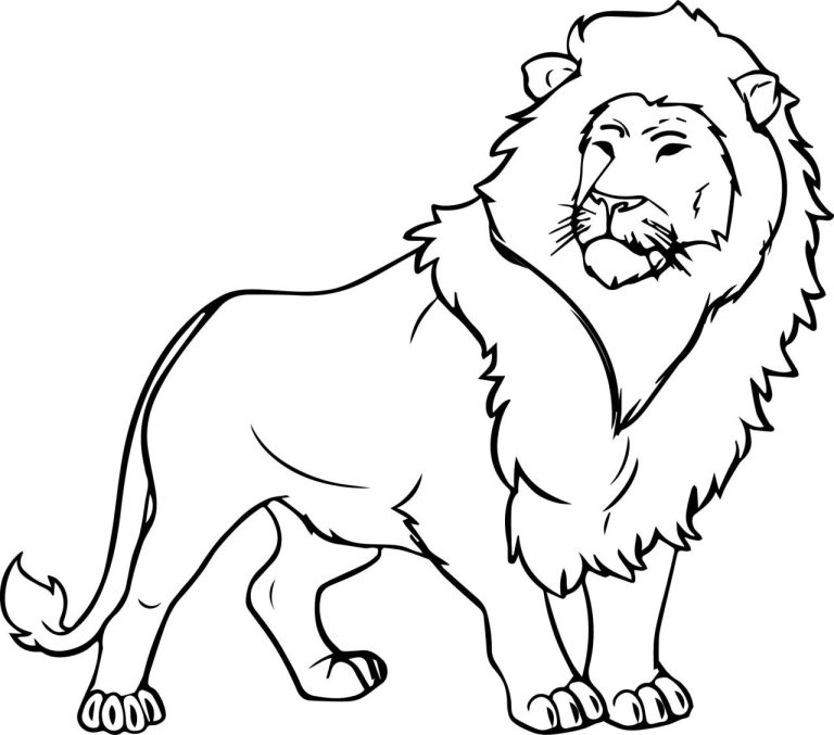 Coloring Pages Of Lions