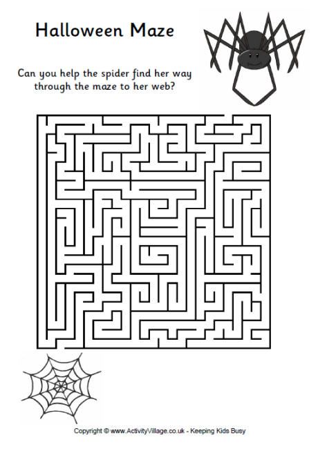 Maze Worksheets For Kindergarten Pdf